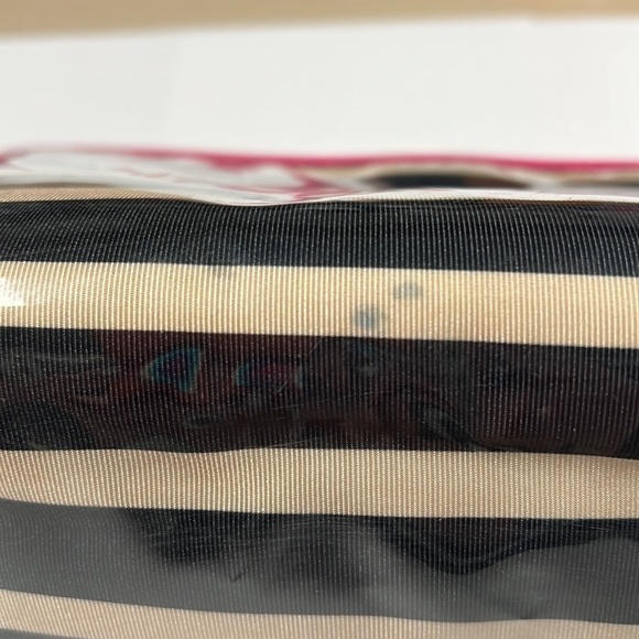 Kate Spade Large Heddy Thalia Striped Glazed Clutch Bag - Picture 7 of 13